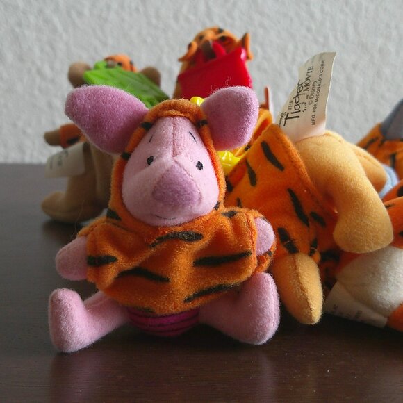 Disney The Tigger Movie McDonald’s Plush Keychain Lot Vintage - Winnie the Pooh - Picture 2 of 9